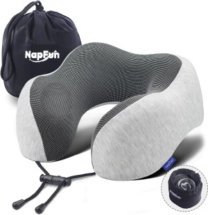 napfun Neck Pillow for Traveling, Upgraded Travel...
