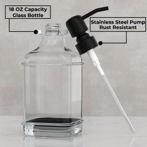 GLADPURE Soap Dispenser - 2 Pack, 18 Oz Antique De...