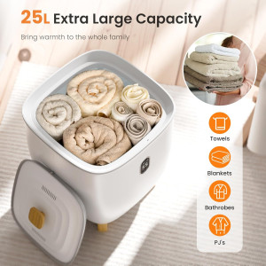 25L Towel Warmer,Large Towel Warmers for Bathroom,...