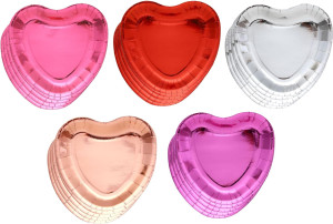 Winoo Design Bulk Valentines Plates - 50 PK - Shin...