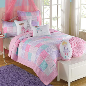 Cozy Line Home Fashions Angelina Floral Dot Pink L...