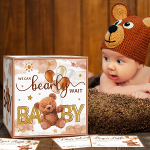 Fuutreo 51 Pcs Diaper Raffle Box with Tickets for...