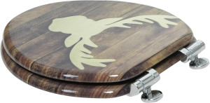 ELONGATED Toilet Seats, Silent Slow Close, Molded...