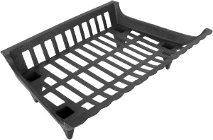 Hykolity 18 in. Cast Iron Fireplace Grate, Heavy D...
