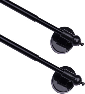 WL.Rocaille Magnetic Curtain Rods for Metal Doors...
