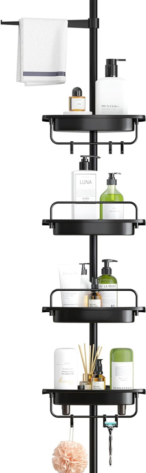 ALLZONE Rustproof Shower Caddy Corner for Bathroom...