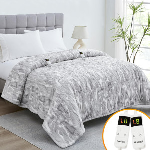 Electric Heater Blanket Queen Size with Dual Contr...
