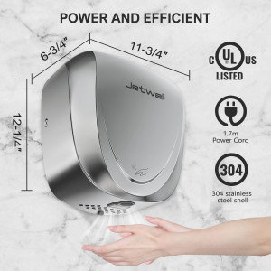 2Pack UL Aproved Commercial Hand Dryer with HEPA F...