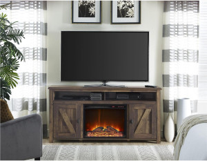 Ameriwood Home Farmington Electric Fireplace TV Co...