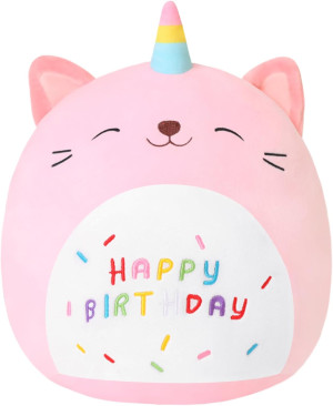 SQEQE Cat Plush Toy Unicorn Cat Stuffed Animal Cut...