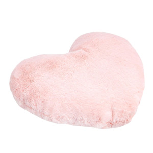 Amazon Basics Kids Pink Heart Pillow, Room Decor,...