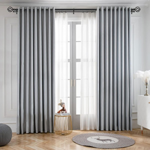 KAMANINA 1 Inch Double Curtain Rod 72 to 144 Inche...