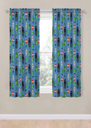 Jay Franco Kids Window Drapes - 4 Piece Curtain Se...
