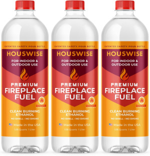 Bio Ethanol Fireplace Fuel 3 x 1 Liter - Bioethano...