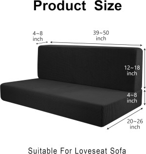 Tlswshsy RV Dinette Cushion Covers-Stretchable Lov...