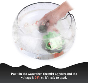 AGPTEK Mist Maker Witch Cauldron Fog Maker for Hal...