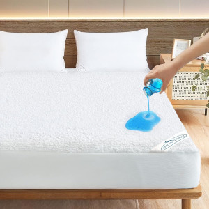 Twin Mattress Protector Waterproof Soft & Breathab...