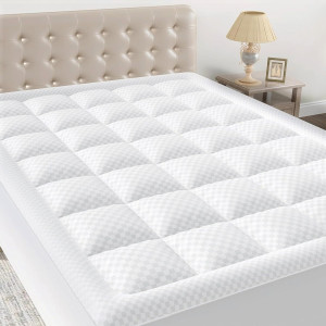 OLANLY Queen Quilted Fitted Mattress Pad, Elastic...