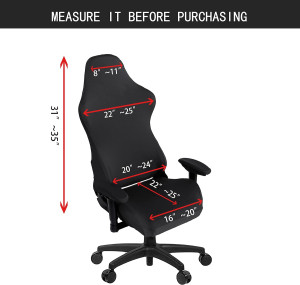 SARAFLORA Gaming Chair Covers Stretch Washable Com...