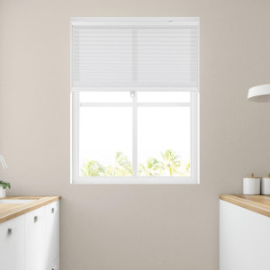 CALYX INTERIORS Pleated Fabric Window Shade, Light...