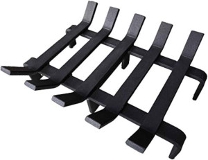 Fireplace Log Grate Heavy Duty Solid Steel Fire Pl...