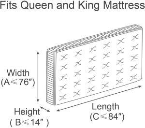 ComfortHome Mattress Bag for Moving and Storage, Q...