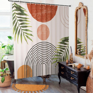 KIBAGA Beautiful Boho Shower Curtain for Your Bath...