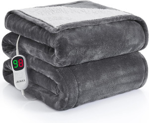 Heated Blanket Electric Throw - 50"x60" Electric H...
