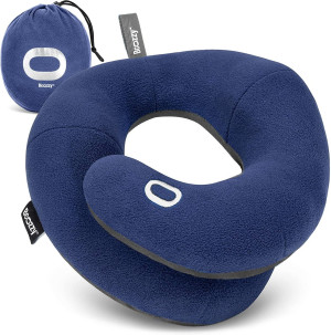 BCOZZY Neck Pillow for Travel Provides Double Supp...