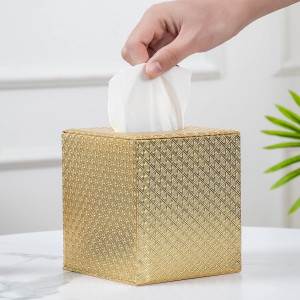 Gold Tissue Box Cover,Tissue Box Cover Square,Gold...