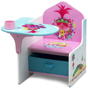 Chair Desk with Storage Bin - Ideal for Arts & Cra...