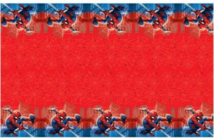 Spiderman Tablecloth (54" x 84") 1 Count - Red and...