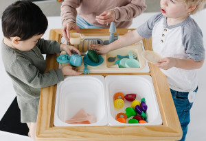 Beright Kids Table, Play Sand Table Indoor Sensory...