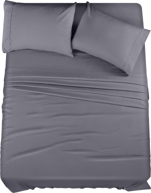 Utopia Bedding Queen Bed Sheets Set - 4 Piece Bedd...