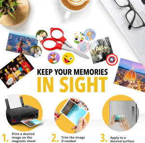 Printable Magnetic Sheets - Each 8.5” x 11” - Flex...