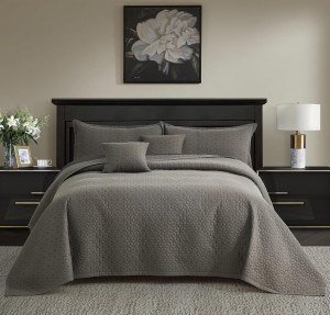 Oversized King Bedspread 128x120 Extra Wide, Moder...