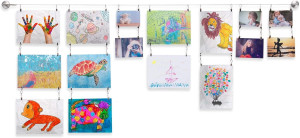 Wallniture Barre Wire Picture Hangers for Kids Cra...