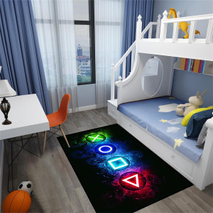 Gaming Area Rugs for Boys Cool Game Style Bedroom,...