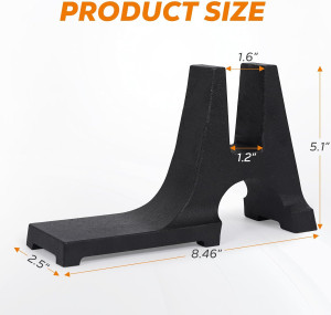 Fireback Feet Iron Fireplace Fireback Support, Cas...