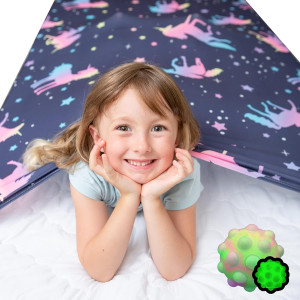 SAVOIZ Compression Sheet for Kids | Twin Size | Un...