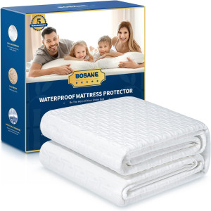 Premium 100% Waterproof King Mattress Protector Br...