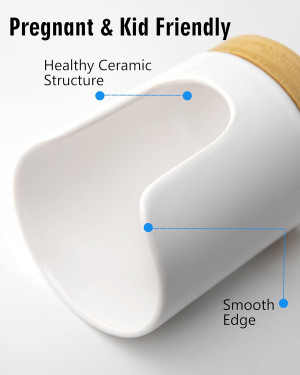 Classic 3oz Ceramic Bathroom Cup Dispenser, Kids S...