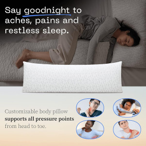 Coop Home Goods Original Adjustable Body Pillow, 2...