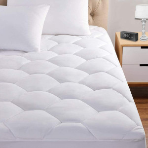 Queen Mattress Pad, 8-21" Deep Pocket Protector Ul...