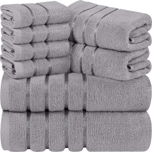 Utopia Towels 8-Piece Luxury Towel Set, 2 Bath Tow...