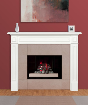 Pearl Mantels 525-48 Mike Fireplace Mantel Surroun...