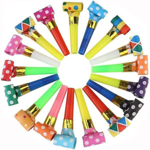 25 PCS Party Blower Blowouts Noisemakers Funny Par...