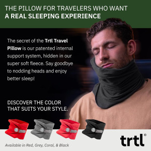trtl Travel Pillow for Neck Support- Super Soft Ne...