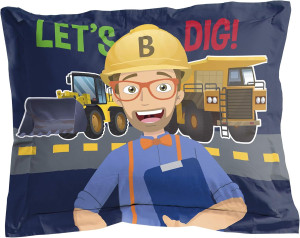 Jay Franco Blippi Let's Dig 1 Single Sham - Kids S...
