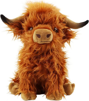 Stuffed Animals Highland Cows Cute Stuff Fluffy Ca...